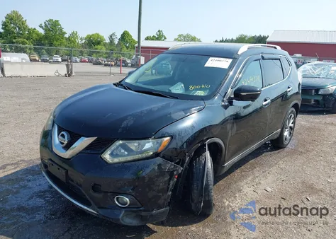2014 Nissan Rogue S/Sl/Sv из США, поврежденный, VIN 5N1AT2MV8EC860310